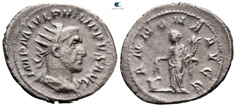 Philip I Arab AD 244-249. Rome
Antoninianus AR

25 mm, 4,57 g



very fin...