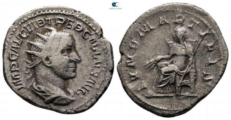 Trebonianus Gallus AD 251-253. Rome
Antoninianus AR

20 mm, 4,01 g



ver...