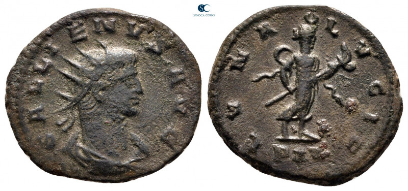 Gallienus AD 253-268. Antioch
Billon Antoninianus

21 mm, 3,86 g



nearl...