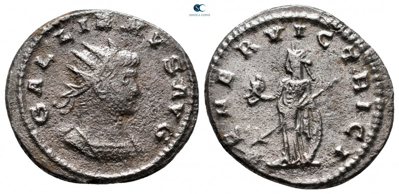 Gallienus AD 253-268. Antioch
Billon Antoninianus

21 mm, 3,68 g



nearl...