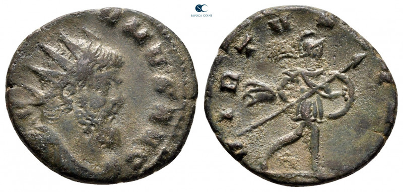 Aureolus AD 268. issue for Postumus. Mediolanum
Antoninianus Æ

19 mm, 2,97 g...