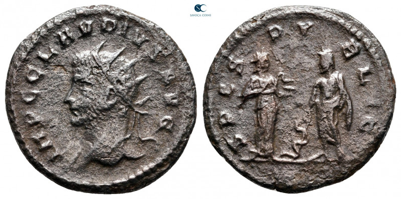 Claudius II (Gothicus) AD 268-270. Antioch
Billon Antoninianus

20 mm, 3,21 g...