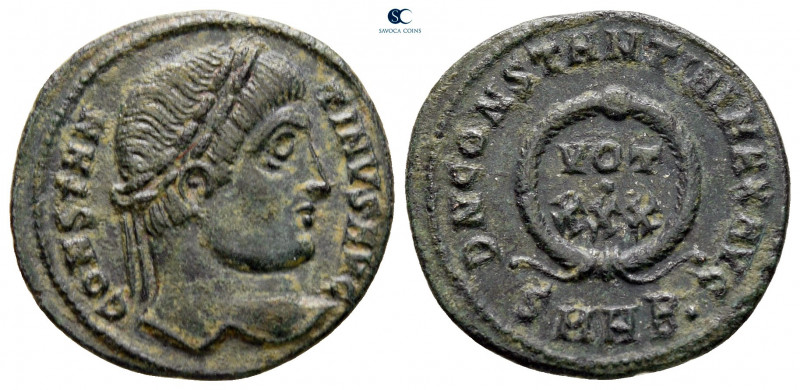 Constantine I the Great AD 306-337. Heraclea
Follis Æ

18 mm, 2,14 g



v...