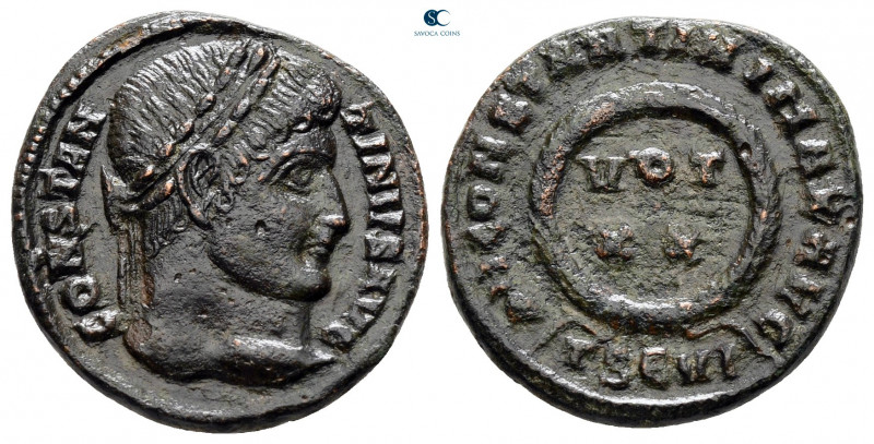 Constantine I the Great AD 306-337. Thessaloniki
Follis Æ

16 mm, 3,06 g

...