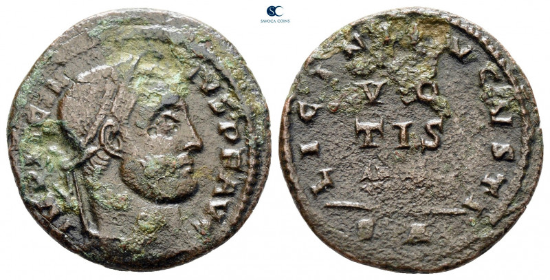 Licinius I AD 308-324. Arelate (Arles)
Follis Æ

19 mm, 2,56 g



fine