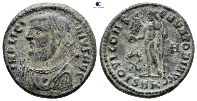 Licinius I AD 308-324. Cyzicus
Follis Æ

18 mm, 2,84 g



nearly very fin...