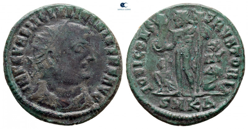 Licinius I AD 308-324. Cyzicus
Follis Æ

18 mm, 3,33 g



nearly very fin...