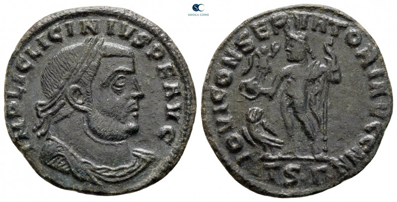 Licinius I AD 308-324. Thessaloniki
Follis Æ

22 mm, 3,50 g



very fine