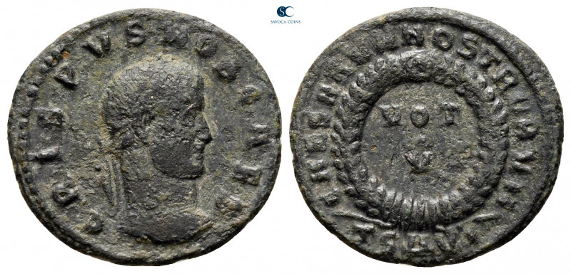 Crispus, as Caesar AD 316-326. Thessaloniki
Follis Æ

17 mm, 1,88 g



ne...