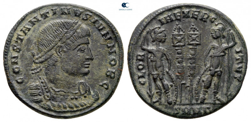 Constantine II, as Caesar AD 317-337. Nicomedia
Follis Æ

18 mm, 2,67 g


...