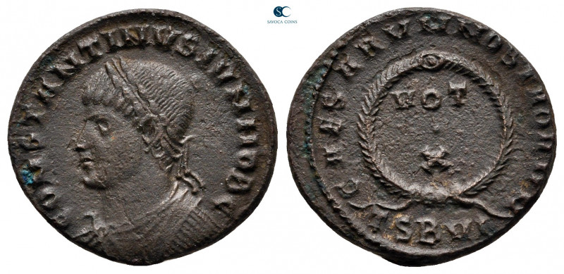 Constantine II, as Caesar AD 317-337. Thessaloniki
Follis Æ

19 mm, 3,04 g
...