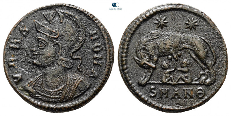 City Commemoratives AD 330-354. Antioch
Follis Æ

15 mm, 2,68 g



good v...