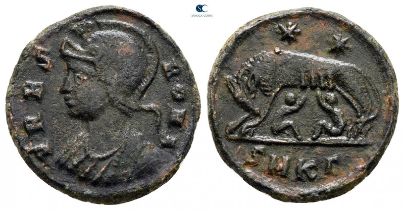 City Commemoratives AD 330-354. Cyzicus
Follis Æ

15 mm, 2,72 g



nearly...