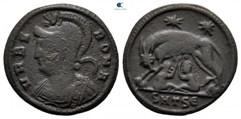 City Commemoratives AD 330-354. Thessaloniki
Follis Æ

18 mm, 2,11 g



v...