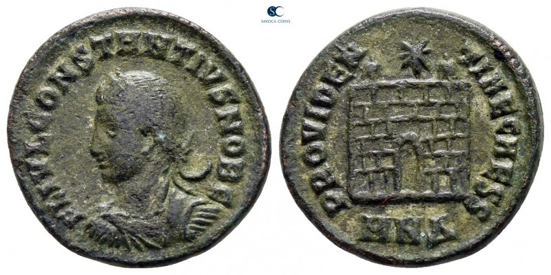 Constantius II, as Caesar AD 337-347. Nicomedia
Follis Æ

15 mm, 3,14 g


...