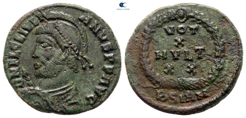 Julian II Apostate AD 360-363. Sirmium
Follis Æ

18 mm, 3,26 g



nearly ...