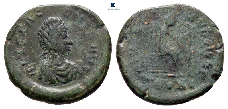 Aelia Flacilla AD 383-386. Constantinople
Follis Æ

13 mm, 1,35 g



fine...