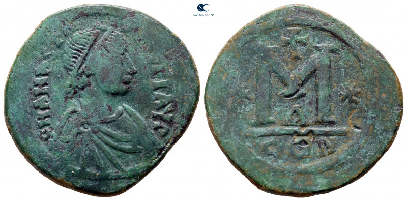 Anastasius I AD 491-518. Constantinople
Follis or 40 Nummi Æ

25 mm, 8,99 g
...