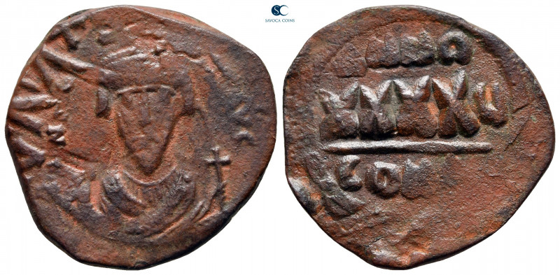 Phocas AD 602-610. Constantinople
Follis or 40 Nummi Æ

26 mm, 8,42 g



...