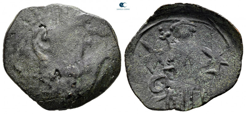 Andronicus II Palaeologus AD 1282-1328. Thessalonica
Trachy Æ

18 mm, 1,61 g...