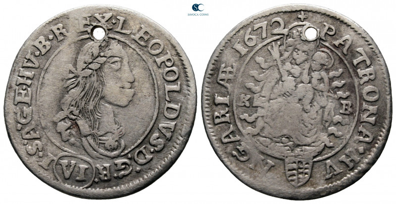 Austria. Leopold I of Habsburg AD 1657-1705.
6 Kreuzer AR

23 mm, 2,83 g

...