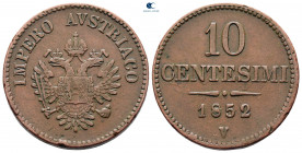 Austria. Franz Joseph I AD 1848-1916. 10 Centesimi CU