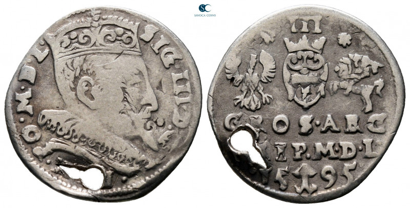 Poland. Sigismund III Vasa AD 1587-1632.
3 Groschen AR

20 mm, 2,11 g



...