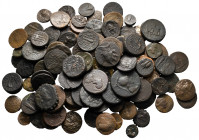 Lot of ca. 100 greek bronze coins / SOLD AS SEEN, NO RETURN!very fine