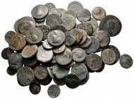 Lot of ca. 80 roman provincial bronze coins / SOLD AS SEEN, NO RETURN!nearly very fine