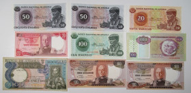 Banque de l'Algerie, Banco Nacional de Angola, and Others. 1930s-1970s. Lot of 20 Issued Notes.