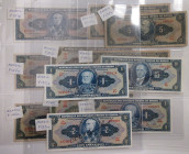 Tesouro Nacional. 1940s-1950s. Banknote Assortment.