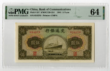 Bank of Communications, 1941 Issued Banknote