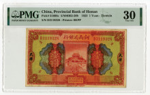 Provincial Bank of Honan - Tientsin Branch Issue, 1923 Issue Banknote.