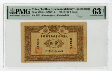 Ta Han Szechuan Military Government, ND (1912) Contemporary Counterfeit Banknote
