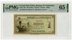 Banque de l'Indochine. ND (1945) Issue Banknote.