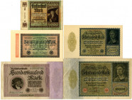 Germany Assortment of Banknotes, 1920s-1930s