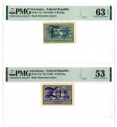 Bank Deutscher Lander. ND (1948). Pair of Issued Banknotes