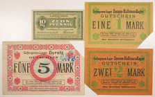 Zossen-Halbmondlager, Gardelegen, and Dyrotz Prison Camp Quartet, 1916-18