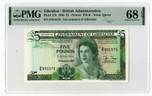 Government of Gibraltar. 1988  Issue Banknote.