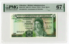 Government of Gibraltar. 1988  Issue Banknote.