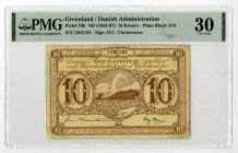 Danish Administration of Greenland. ND (1953-67) Issue Banknote