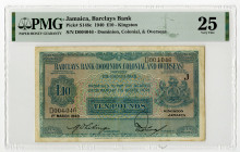 Barclays Bank, "Kingston" Branch, 1940 Issue Banknote