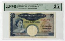Government of Jamaica. 1960 Issue Banknote