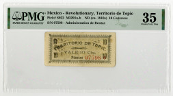 Territorio de Tepic. ND (ca. 1910s) Issue Banknote.