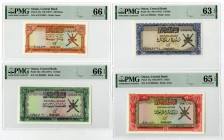 Central Bank of Oman, ND (1977) Issued Banknote Quartet