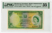 Bank of Rhodesia and Nyasaland, 1960-61 Issue Banknote