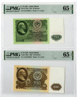 U.S.S.R., State Bank, 1961 Issued Banknote Pair