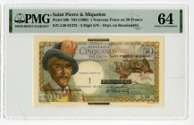 Caisse Centrale de la France d'Outre-Mer. ND (1960) Issue Banknote..