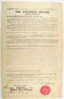 The Cherokee Nation, Indian Territory, 1905 Allotment Deed for 40 acres of Cherokee Nation lands in transition to Oklahoma Statehood.