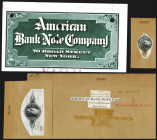 American Bank Note Co., 1930-40's Advertising & Letterhead Proof Vignettes